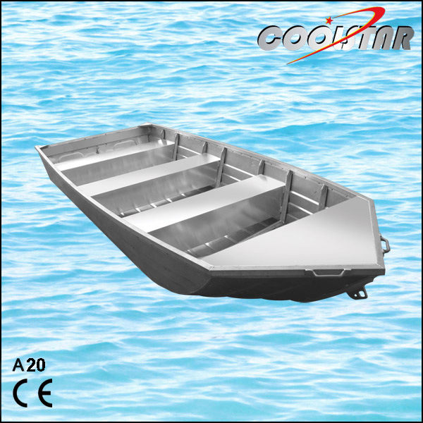 V Head Flat Bottom Aluminum Rescue Boat for Fishing