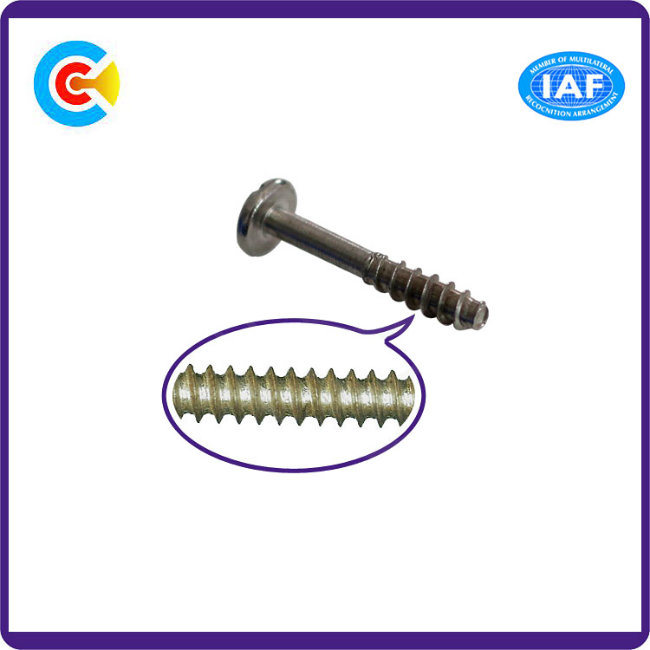 DIN/ANSI/BS/JIS Carbon-Steel/Stainless-Steel Word Shrink Rod English Flat-Tail Self-Tapping Screws