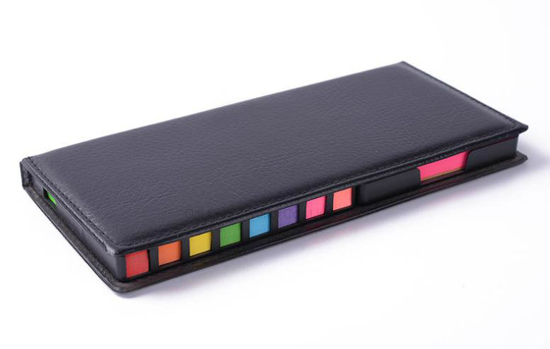 Multifunctional PU Leather Note Pad Stationery with Office Supplies