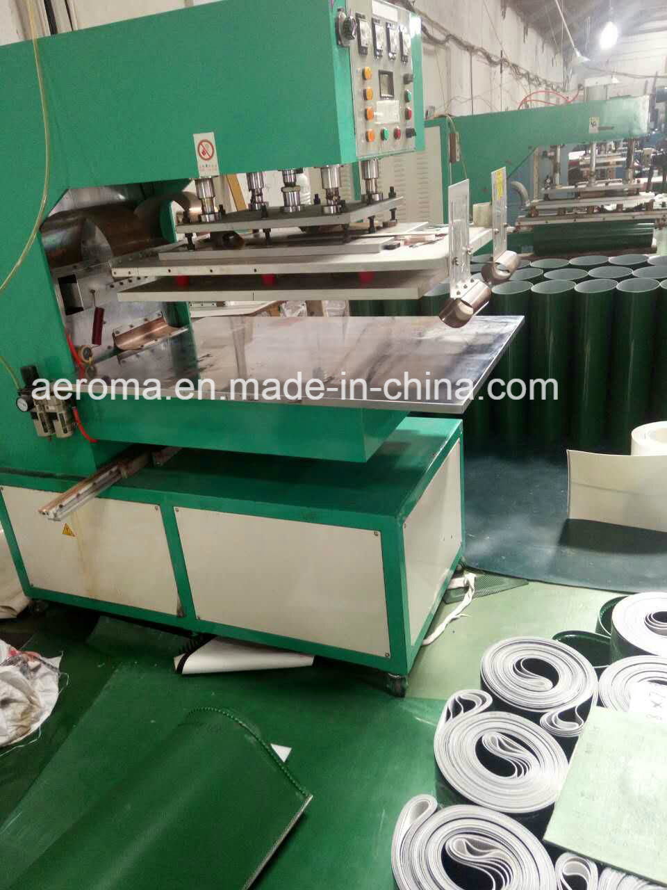 High Frequency PVC PU Cleats Profiles Corrugated Sidewall Welding Machine