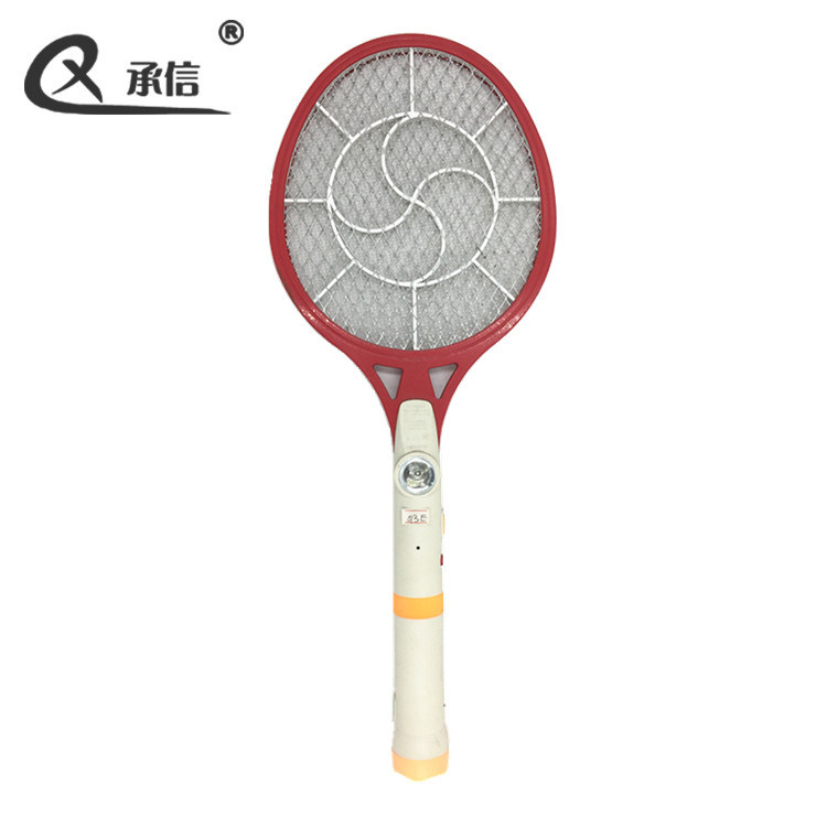 Rechargeable Household Mosquito Racquet with 5*LED Light Torch