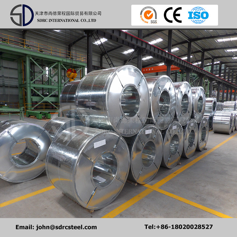 0.13-2.0mm 40g-275g Galvanized Steel Coil and Sheet for Construction