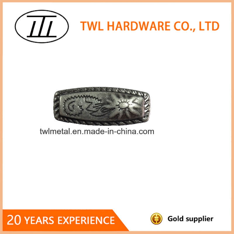 Factory Supplier Gunmetal Belt Buckle with Pattern