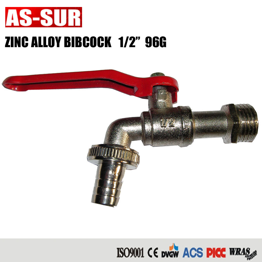 Zinc Alloy Brass Bibcock/Tap for Water Use