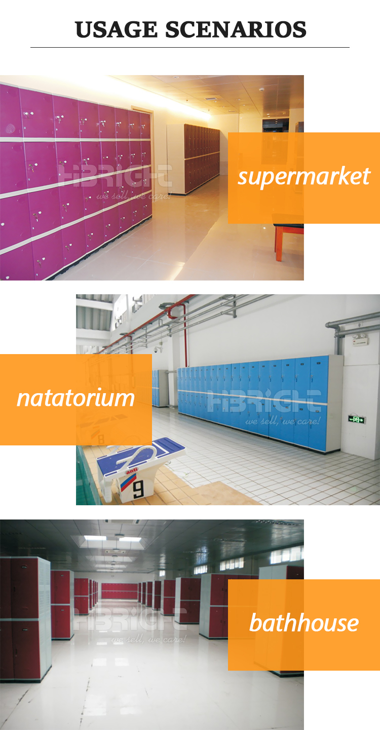 School Use ABS Plastic Lockers