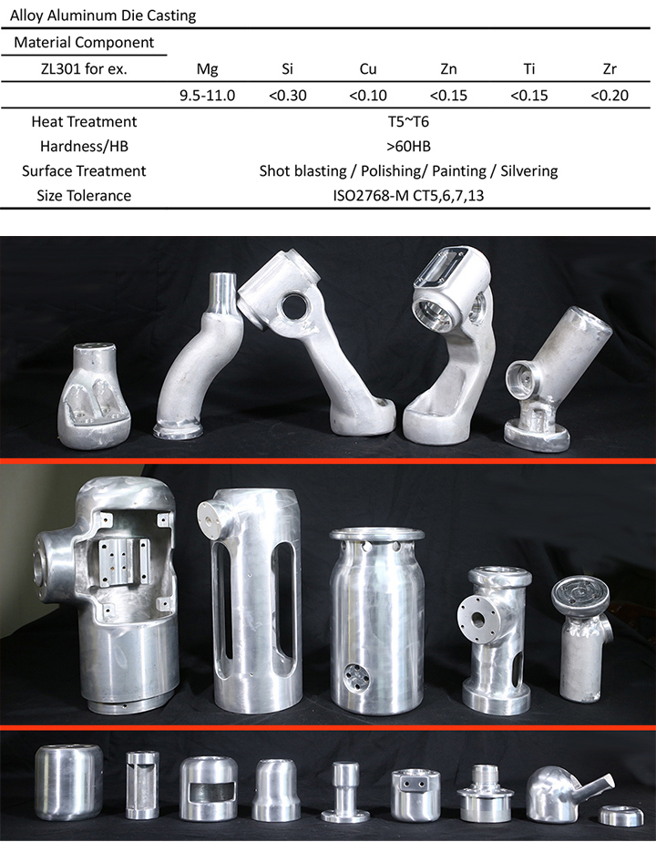 OEM Customized Gravity Pressure Cast Aluminum with TS16949