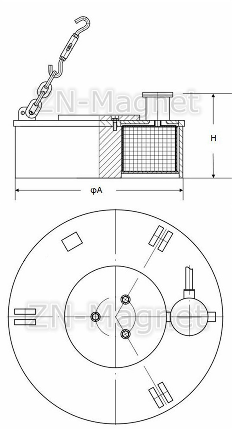 Circular Mineral Separator for Conveyor Belt Mc03-80L