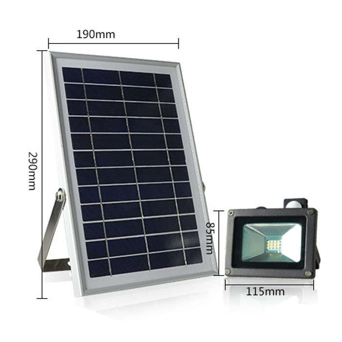 Motion Sensor 12 LED Solar Flood Light Emergency Garden Light