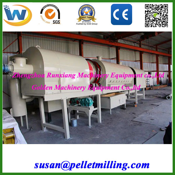 Wood Charcoal Sawdust Rice Husk Continuous Carbonization Furnace, Carbonization Stove