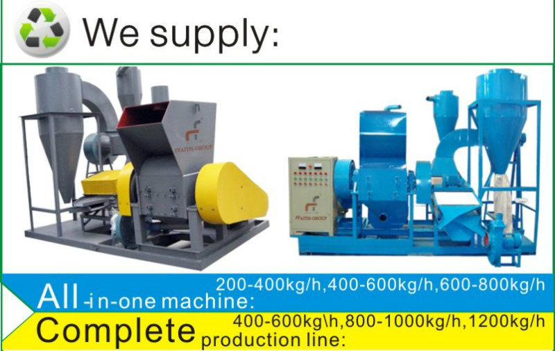 Qualitied Wast Cable and Copper Wire Recycling Machine