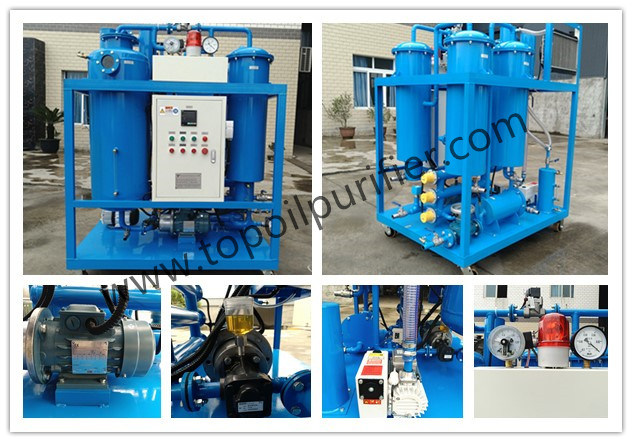 Waste Marine Turbine Oil Demulsification Dehydration Degassing Filter Machine (TY-100)