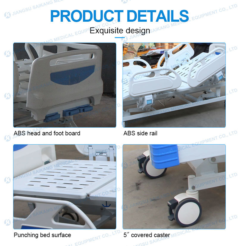 Sk001-8 ABS Multi-Function 3 Functions Patient Electric Hospital Bed
