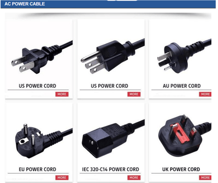 24V 120W AC/DC Adapter Switching Power Supply for LED LCD CCTV camera with CE FCC RoHS