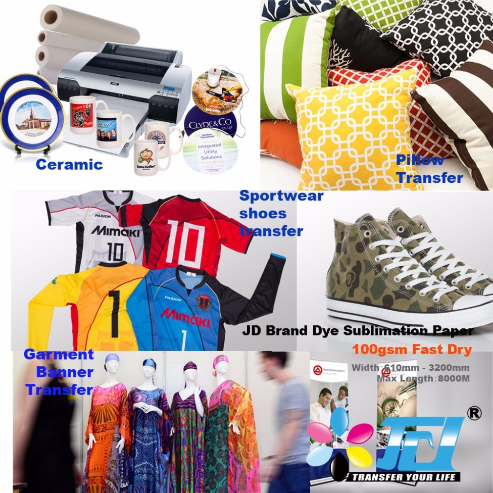 Advanced Quality Sublimation Paper for Textile Digital Transfer Printing