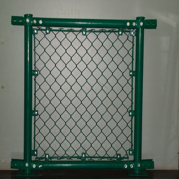 6FT Black Vinyl Coated Galvanized Chain Link Fence