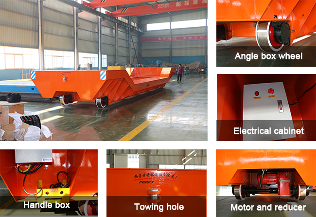 Bxc-20t Easy Operate Rail Motorized Transfer Trolleys