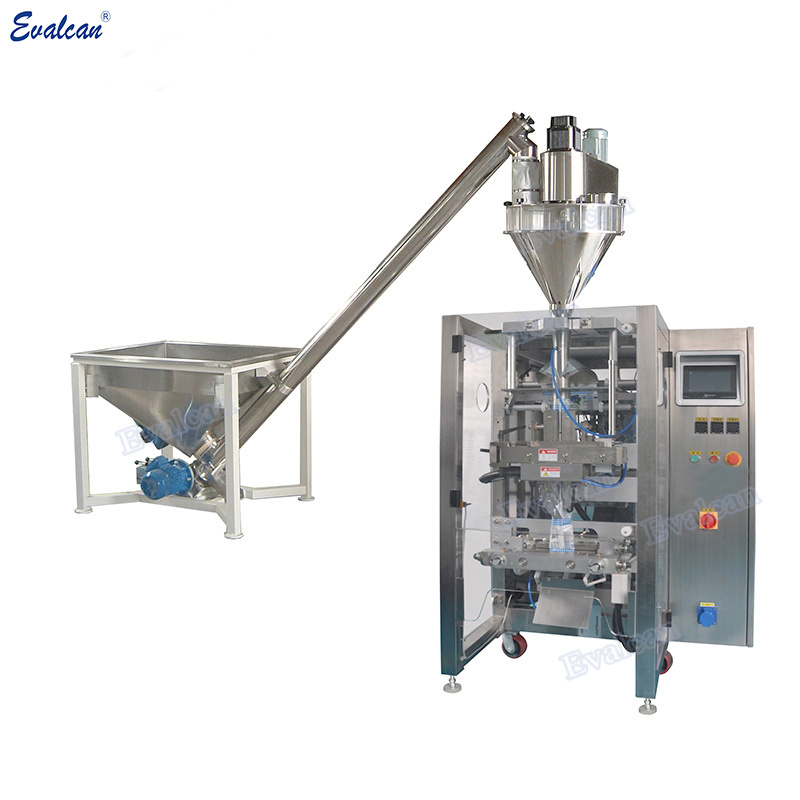 Automatic Bag Forming Filling Metering Powder Packaging Machine with Check Weigher
