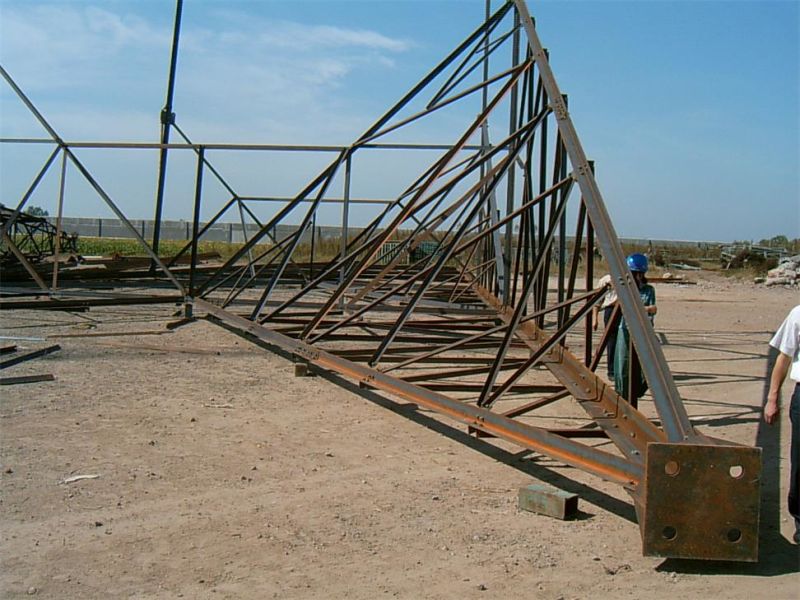 Four Legs Tubular and Angular Steel Tower