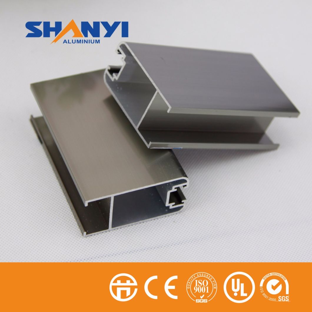 Electrophoretic Champange Aluminum Extrusion Profile for Window Door Industry