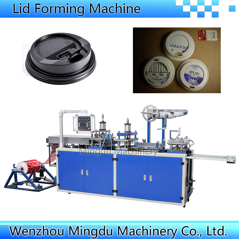 Plastic Disposable Coffee Cover Egg Tray Box Plate Forming Machine