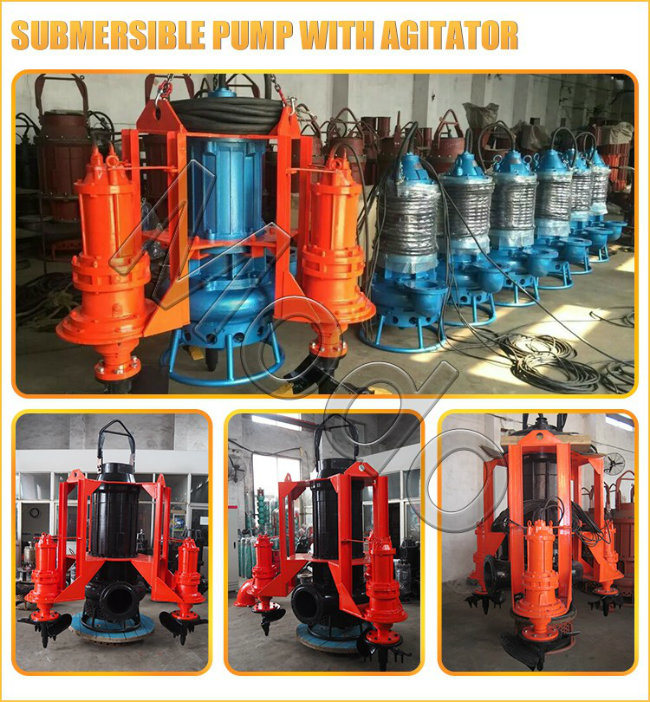 Centrifugal Submersible Dredge Pump with Agitator