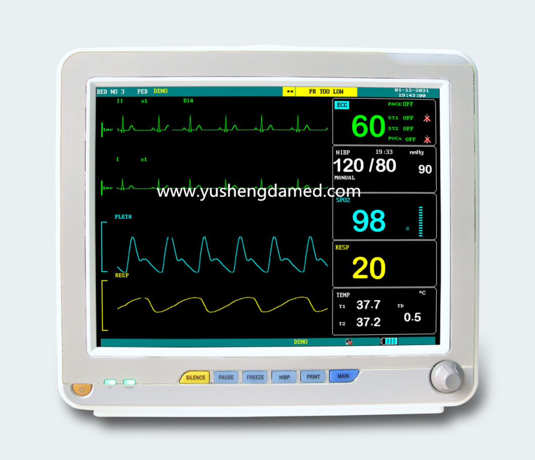 Ysd16e High Quality Medical Equipment Portable Patient Monitor