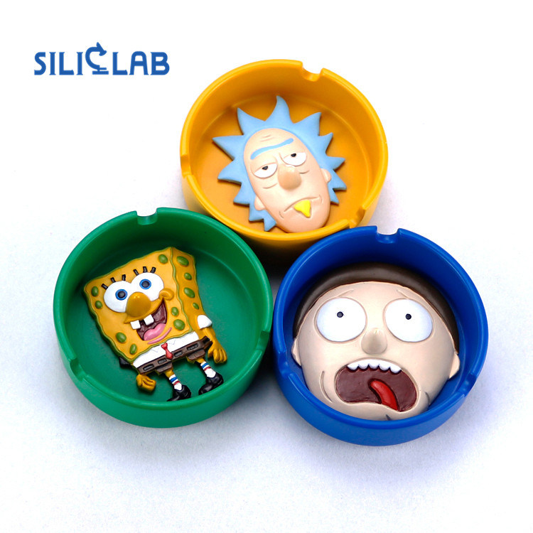 Rick and Morty Custom Resin Rasta/Smoking/Cigar/Weed Ashtray