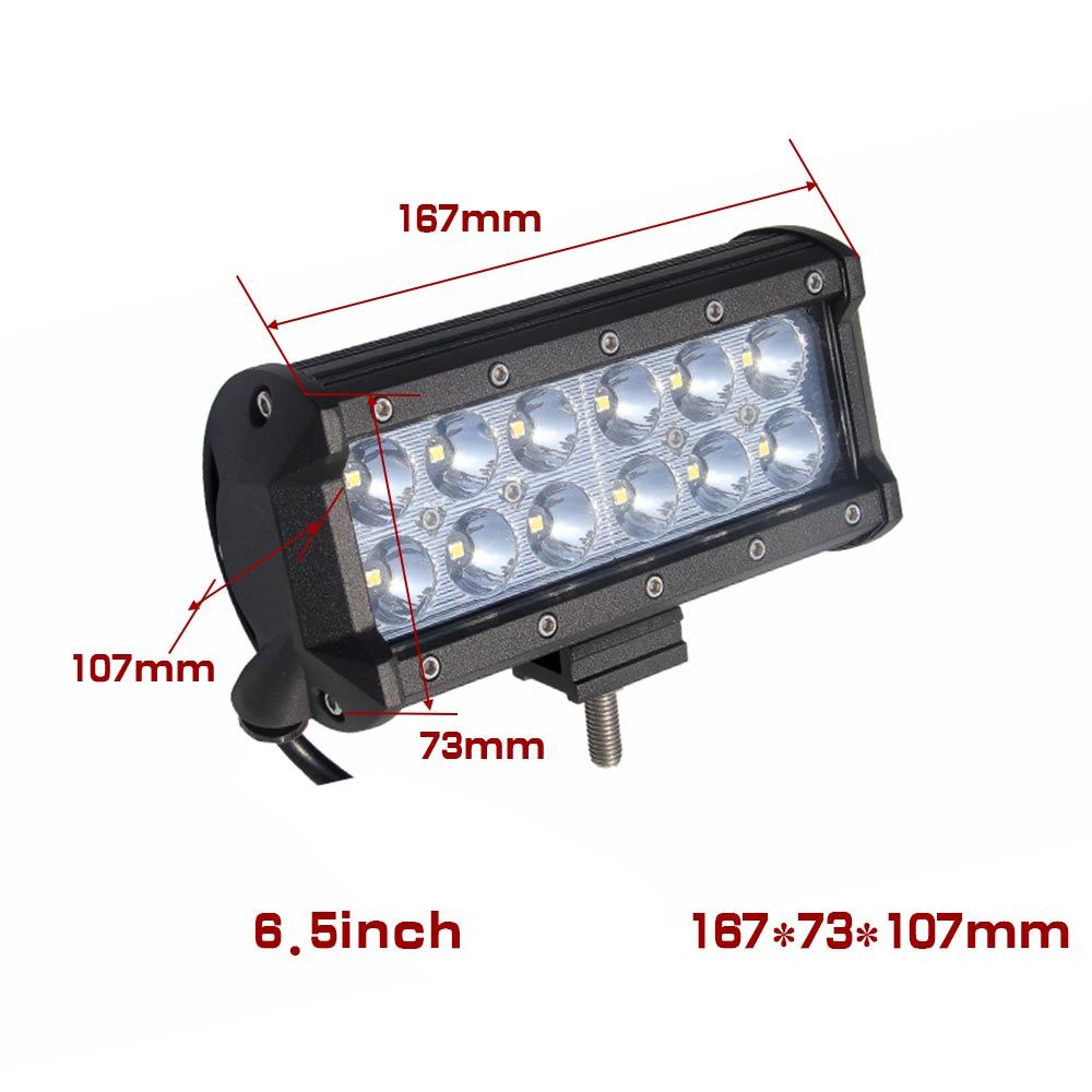 Dual Row 6000K 36W Cheap LED Light Bars for Jeep Truck Offroad