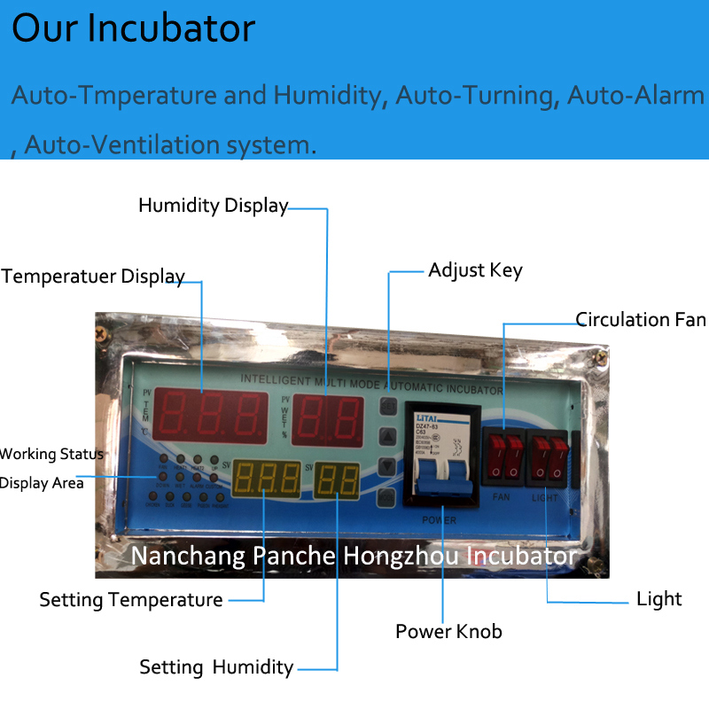 Breeding Auto Poultry Goose Egg Incubator Temperature Controller Kenya