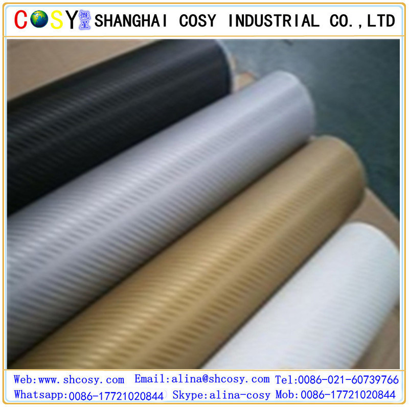 1.52*30m Bubble Free Carbon Fiber Vinyl Sticker Car Wrapping Roll