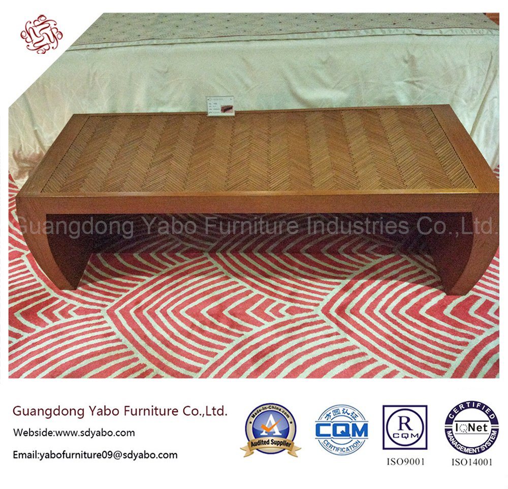 Simple Hotel Bedroom Furniture with Wooden Bed Bench (YB-E-1)