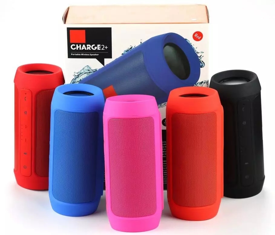 Charge 2 Factory Wholesale Cheap Super Bass Wireless Bluetooth Speaker with LED Backlight & Custom Logo for Promotion