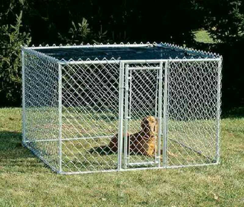 Galvanized Chain Link Fence for Dog Kennel Dog Cage