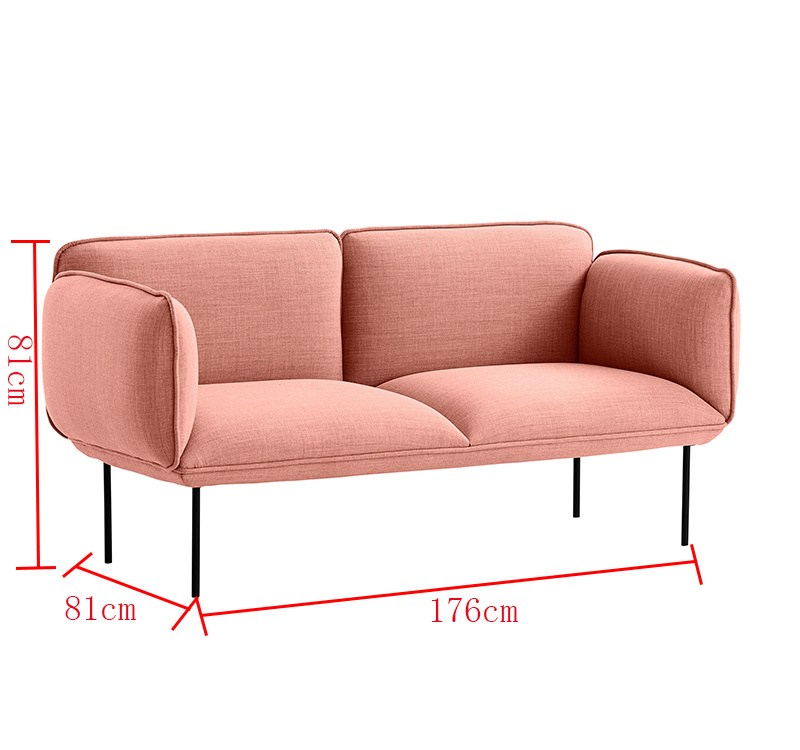 2018 Modern Wooden Furniture Two Seat Hotel Sofa