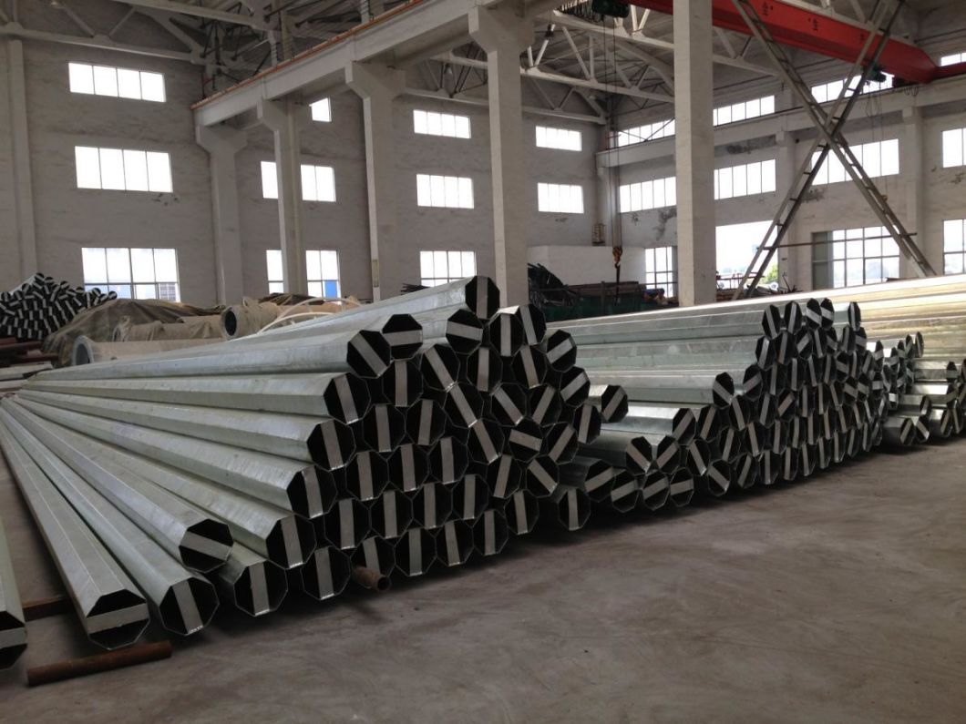 30ft Octagonal Galvanization Steel Pole