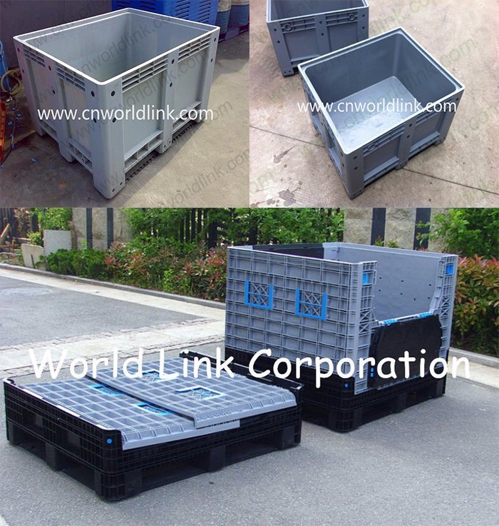 Wheelie Rolling Agriculture Plastic Pallet Box