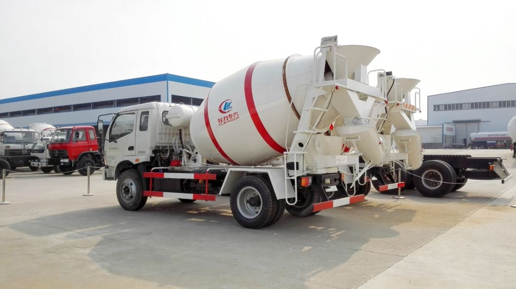 China Foton 4X2 Small 4m35m3 Concrete Cement Mixer Truck