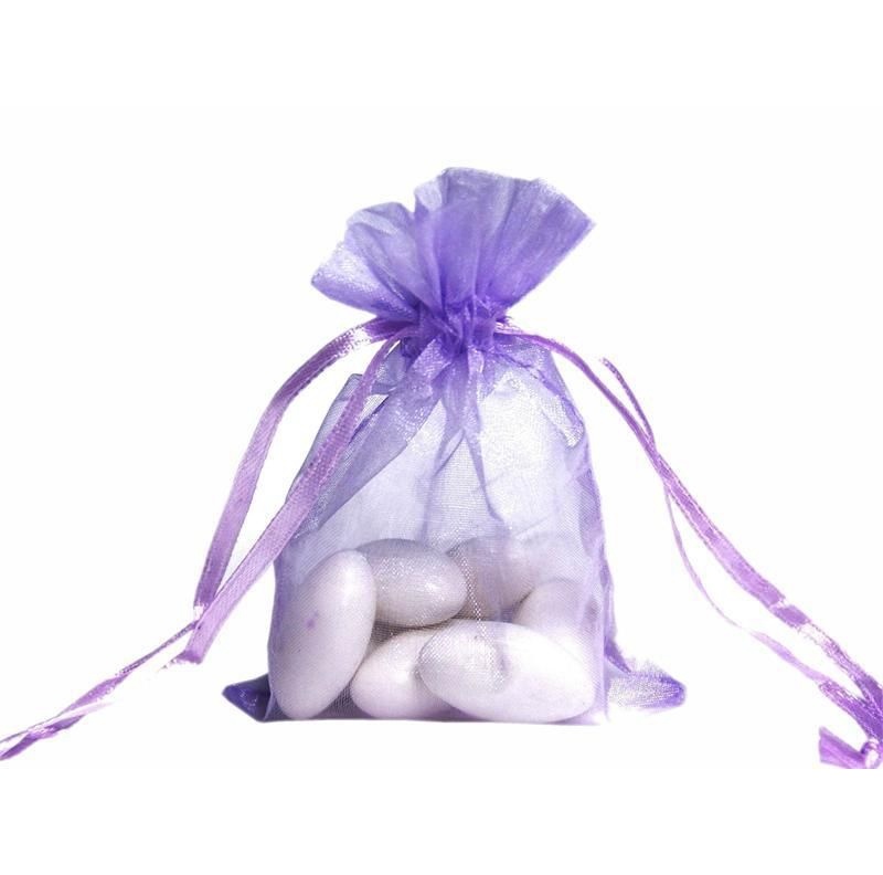 Purple Organza Drawstring Gift Bags/Customized Organza Gift Bag