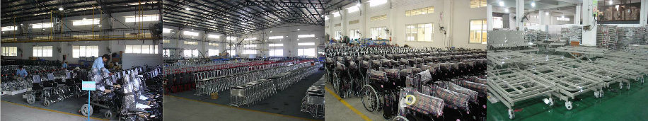 CE/ISO Approved Hot Sale Cheap Medical Steel Wheel Chair (MT05030002)