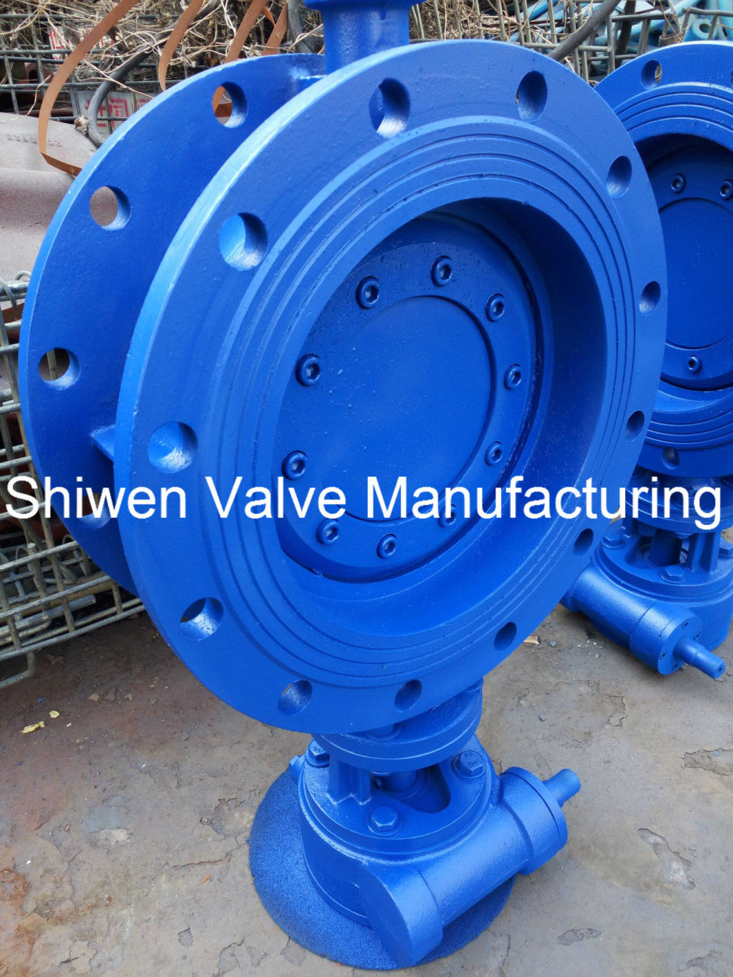 Hard/Metal Seal Triple Eccentric/Offset Butterfly Valve with Gear