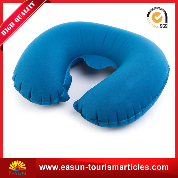 Office Sleeping Easy Carry PVC Inflatable Neck Pillow