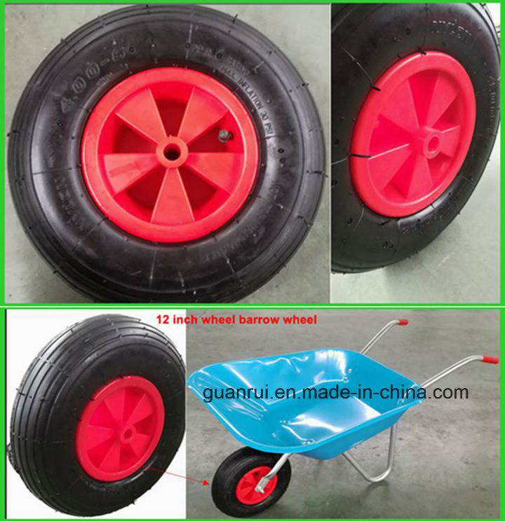 4.00-6 Hand Trolley Pneumatic Rubber Wheel