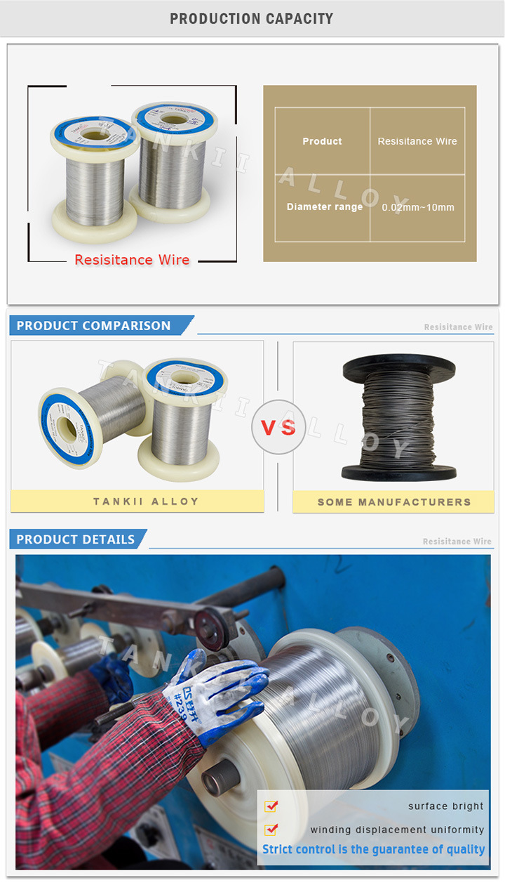 6j12 Precision manganese copper wire