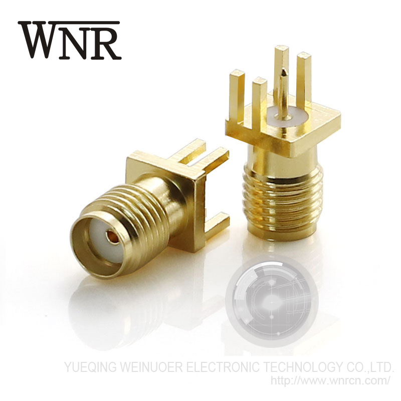 Wnre Straight Female Mini SMA Connector for PCB