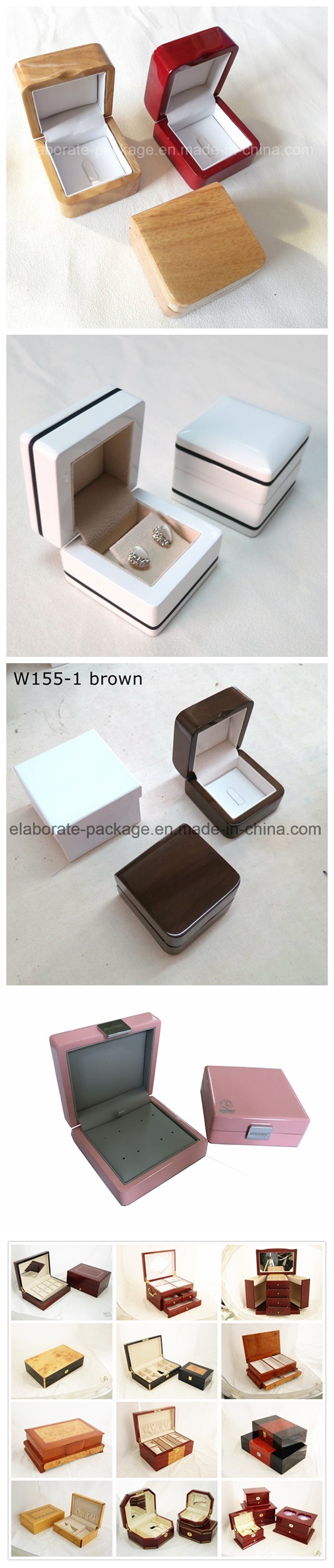 Custom fashion Luxry Wooden Jewelry/Gift /Storage Package Box