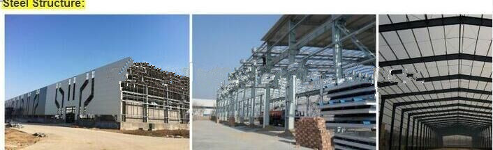 Hot DIP Galvanized Steel Structure for Workshop