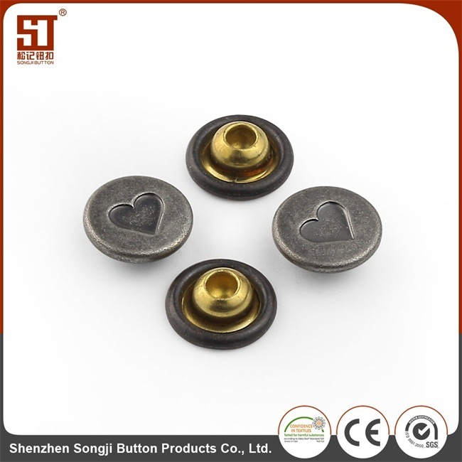 Custom Easy Round Metal Pron Snap Clothes Rivet Button