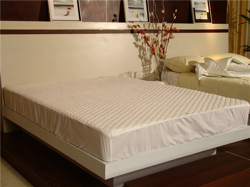 Wholesale Hotel Diamond Quilted Fitted Mattress Pad Mattress Protector