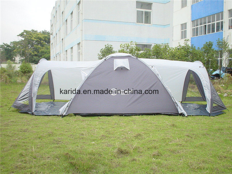 4 Persons Camping Family Tent with 1 Bedroom 2 Living Rooms