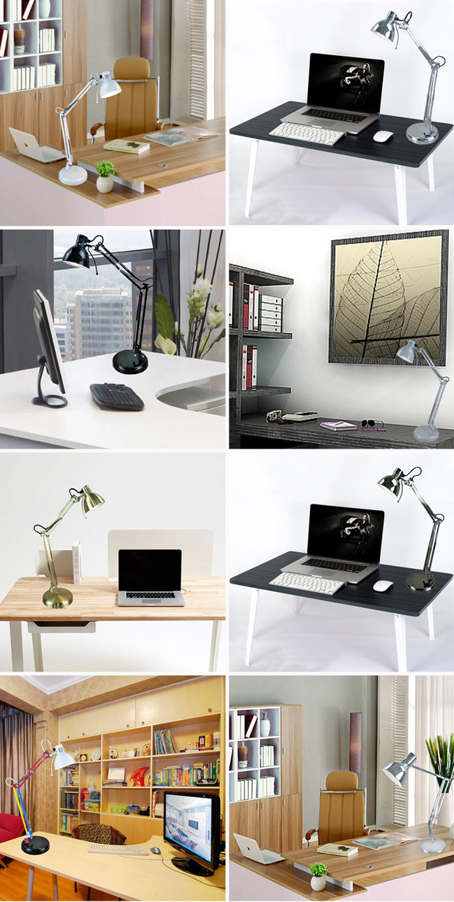 Factory Wholesale Foldable Modern Study Reading Desk Light, Hotel Table Lamp, Flexible Office Table Lamp